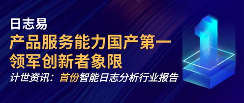 計(jì)世資訊發(fā)布首份智能日志分析市場研究報(bào)告，日志易領(lǐng)跑國產(chǎn)日志服務(wù)